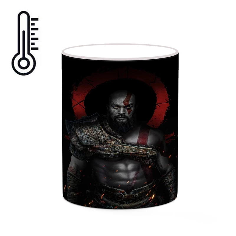 ماگ حرارتی کاکتی طرح گاد آف وار God Of War مدل mgh40896