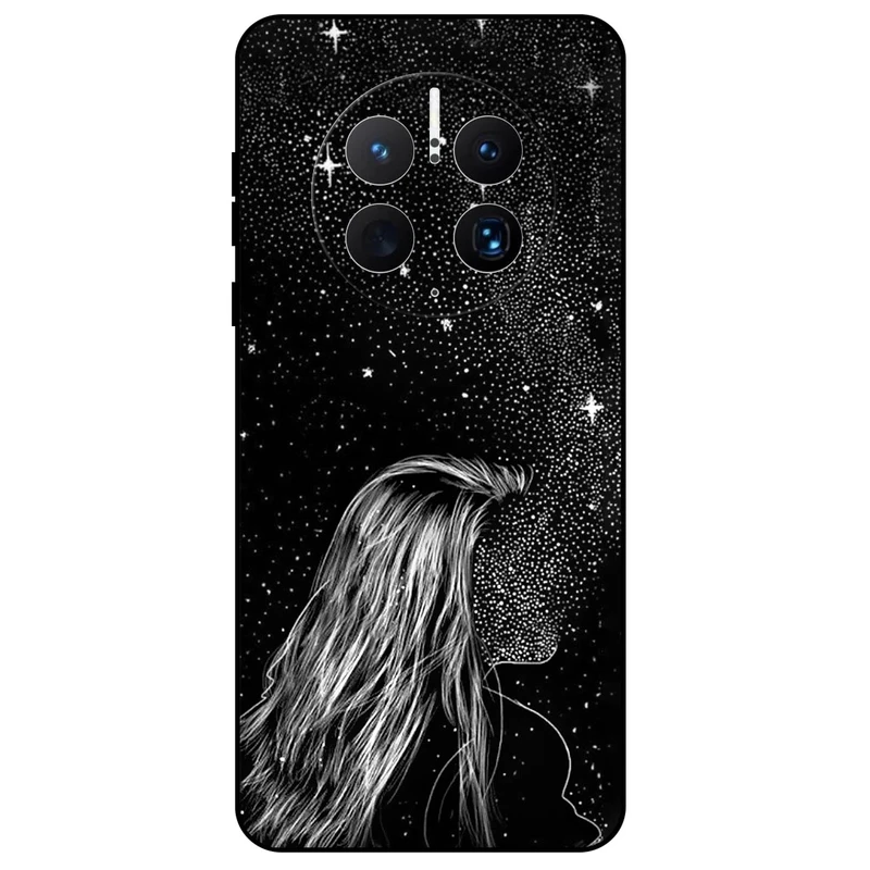 کاور مگافون طرح دخترانه مدل 8264 مناسب برای گوشی موبایل هوآوی Mate 50 Pro