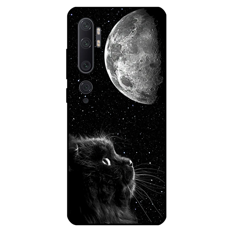کاور مگافون طرح گربه مدل 1882 مناسب برای گوشی موبایل شیائومی Mi Note 10 / 10 Pro