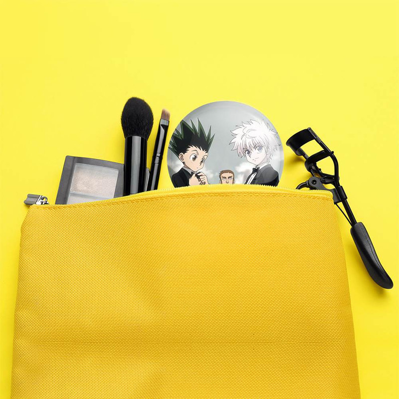 آینه جیبی خندالو مدل کیلوا و گون انیمه هانتر ایکس هانتر Hunter × Hunter  کد 11932