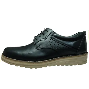 کفش طبی مردانه چرم تبریز مدل  مسکو