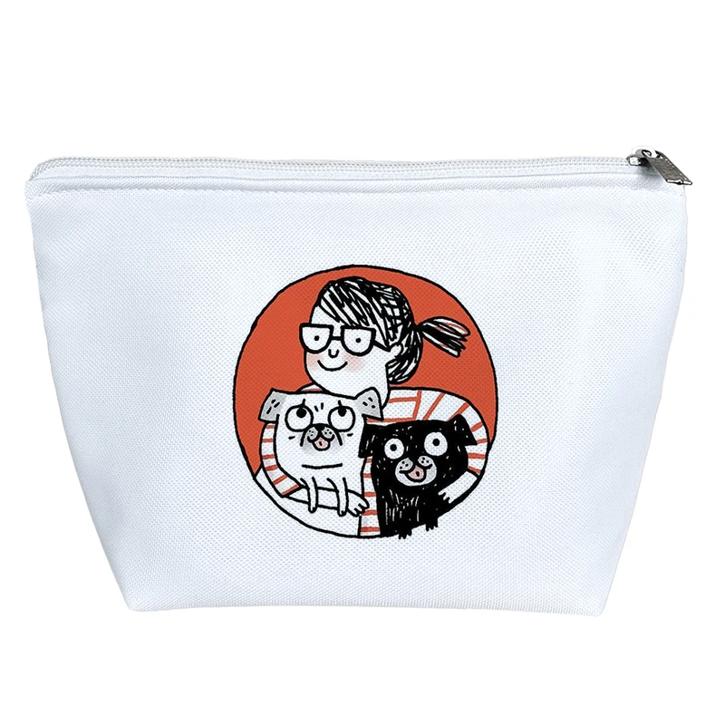 کیف لوازم آرایش دخترانه خندالو مدل حمایت از حیوانات کد 2651