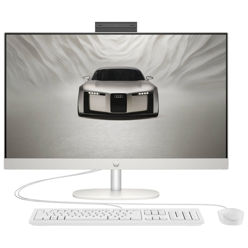 کامپیوتر همه کاره 27 اینچ اچ پی مدل CR0008L با پردازنده Core i5 1334U رم 32 گیگابایت از نوع DDR4 حافظه داخلی یک ترابایت SSD کارت گرافیک Iris Xe (integrated) نمایشگر از نوع IPS