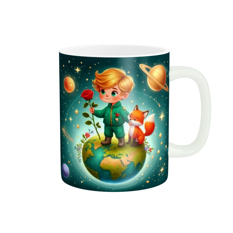 ماگ پاد آفرین طرح شازده کوچولو کد 4081