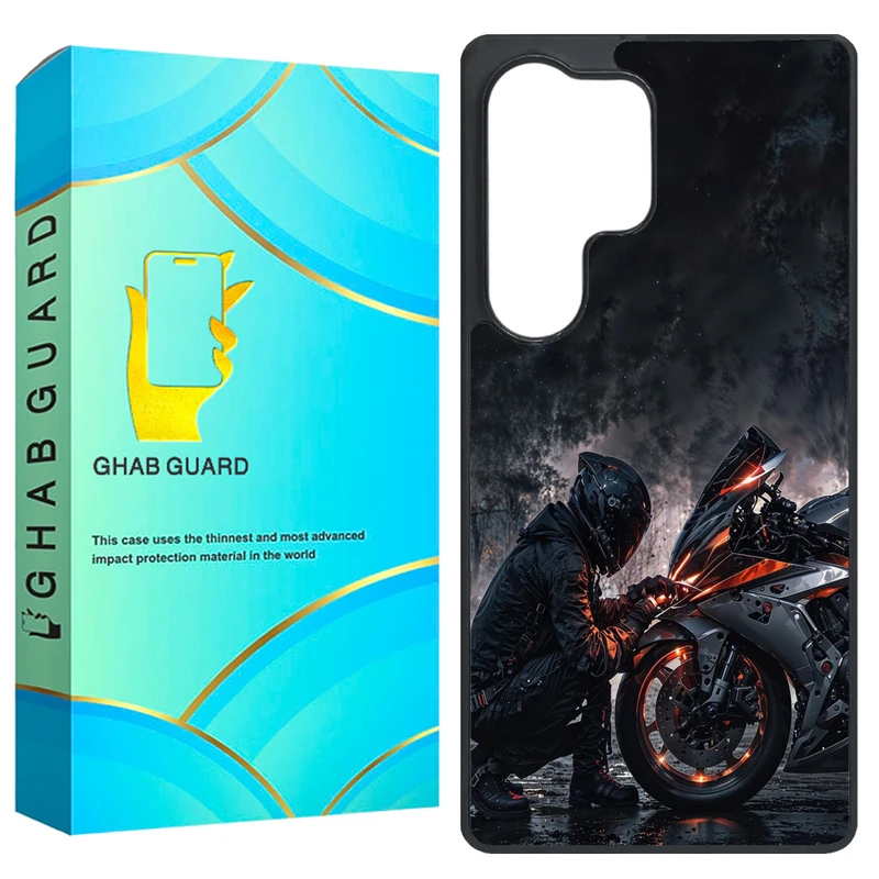 کاور قاب گارد طرح موتور سوار مدل GS25U مناسب برای گوشی موبایل سامسونگ Galaxy S25 Ultra 