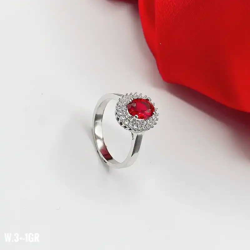 انگشتر نقره زنانه مدل پارلا 069