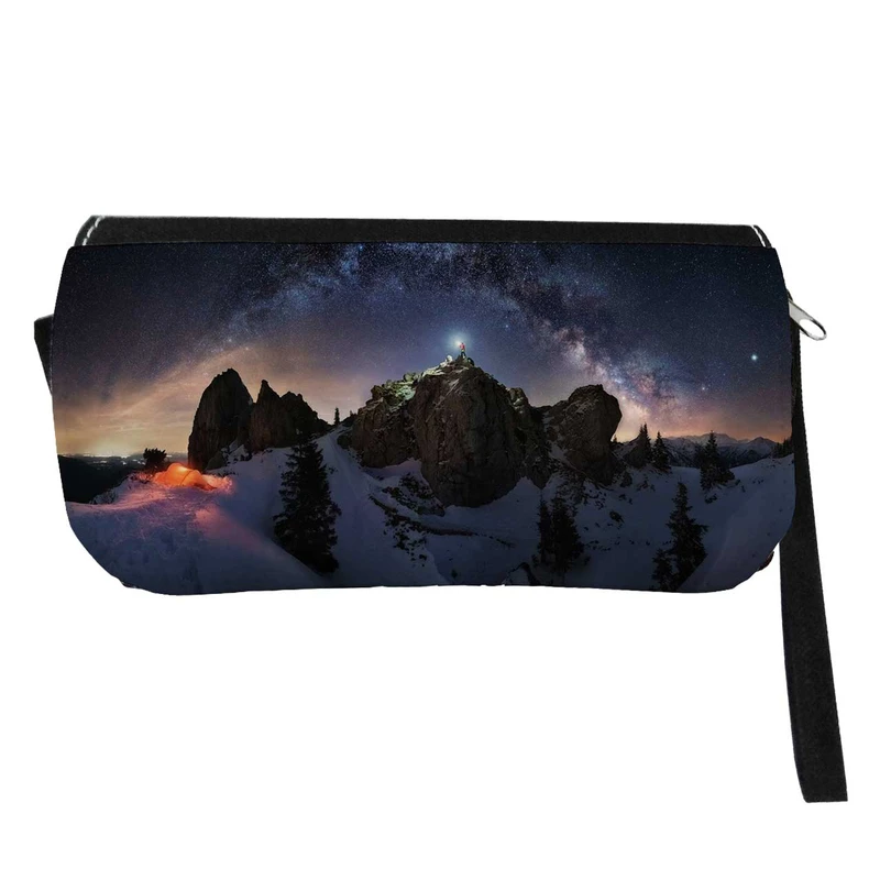  جامدادی طرح کوهستان و منظره کهکشان کد wj501