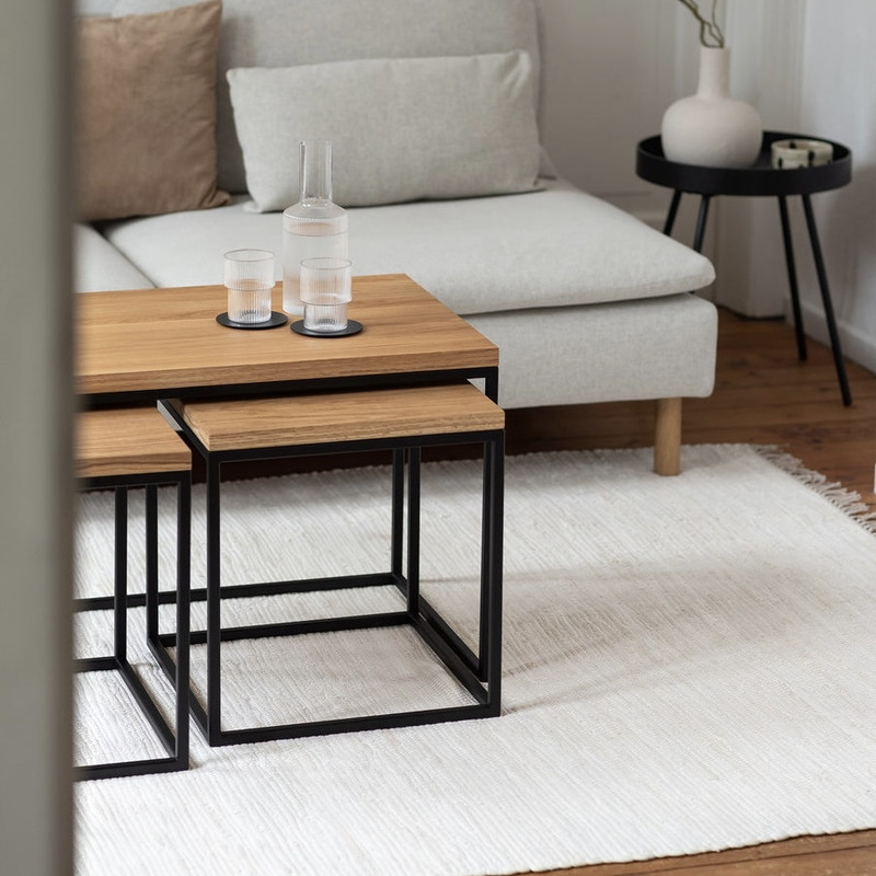 میز جلومبلی مدل AC4586 مجموعه سه عددی