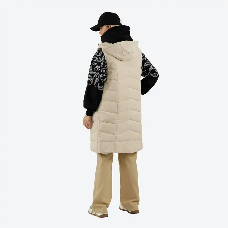 پافر زنانه پاتن جامه مدل 306031020005122 رنگ کرم