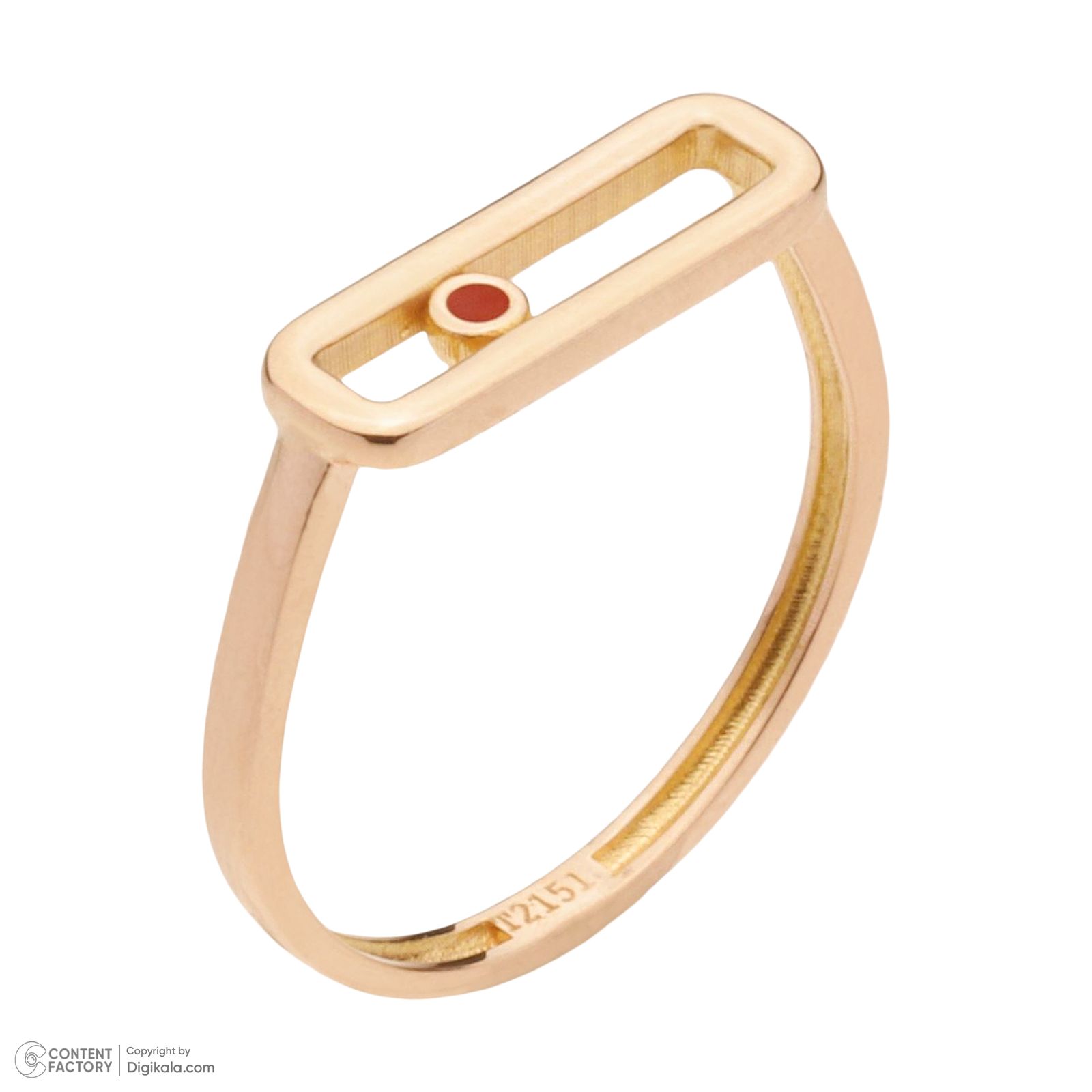 انگشتر طلا 18 عیار زنانه حانیه مدل 792 - - 2