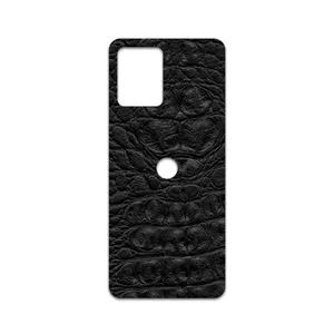 MAHOOT Black-Crocodile-Leather Cover Sticker for Motorola Moto G54