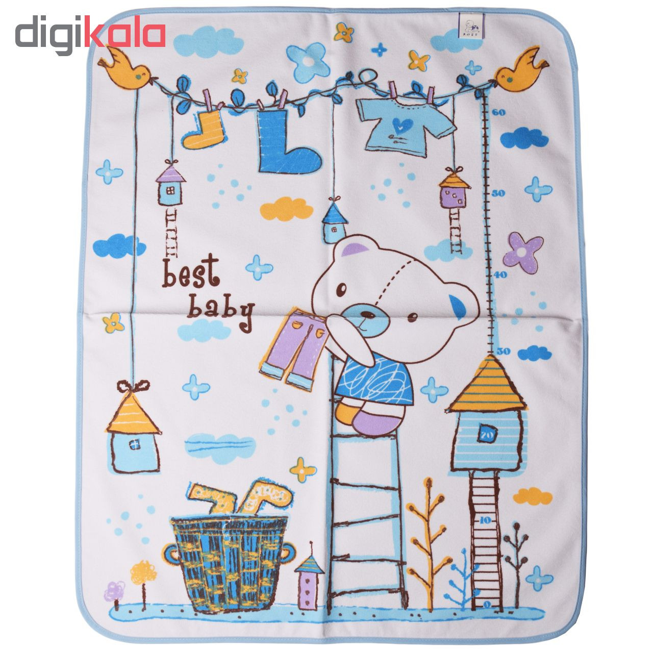 زیرانداز تعویض کودک بست بی بی طرح خرس