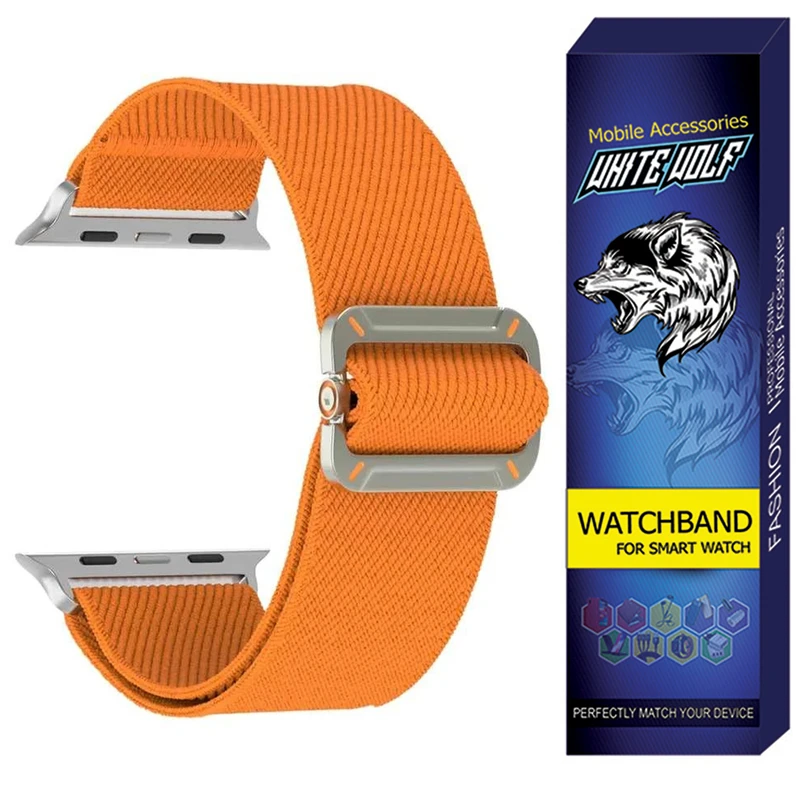بند وایت ولف مدل SOLOO ELASTIC مناسب برای ساعت هوشمند WS-60 MAX 45mm