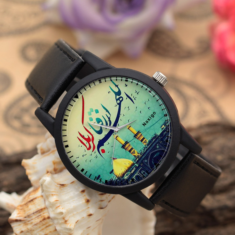 ساعت مچی عقربه ای ناکسیگو طرح اللهم ارزقنا کربلا کد LF4257