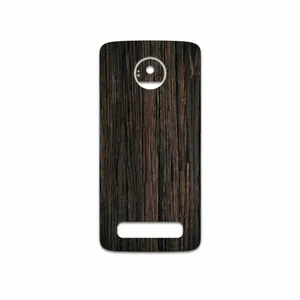 MAHOOT Burned Wood Cover Sticker for Motorola Moto Z Play