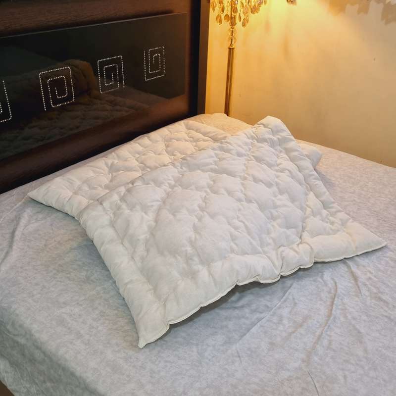 تشک مهمان مدل دست دوز پشم خالص یک نفره سایز 90* 200 سانتی متر