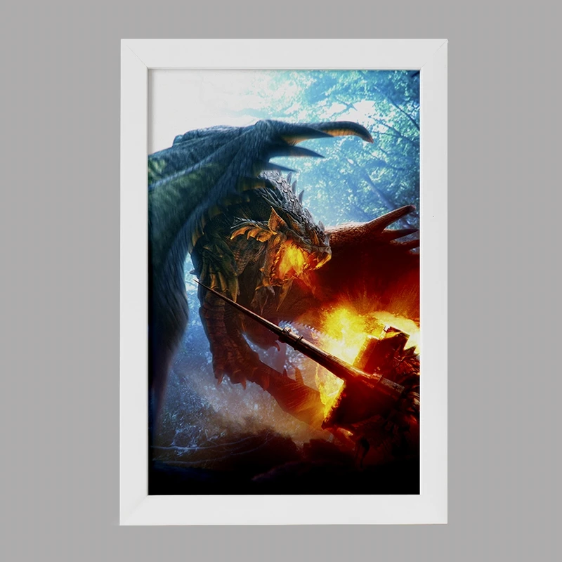 تابلو خندالو مدل بازی شکارچی هیولا (Monster Hunter) کد 33264