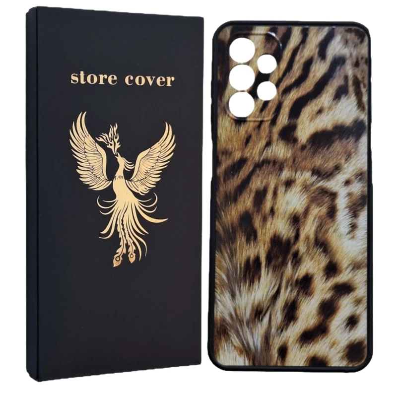  کاور استور کاور طرح پلنگی مدل A13 مناسب برای گوشی موبایل سامسونگ Galaxy A13 / A32 5G