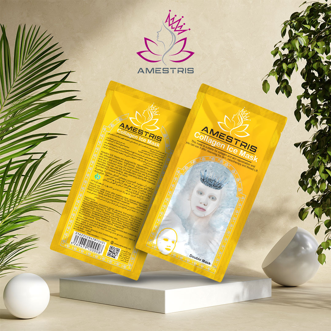 ماسک صورت آمستریس مدل Anti Age وزن 25 گرم مجموعه 5 عددی