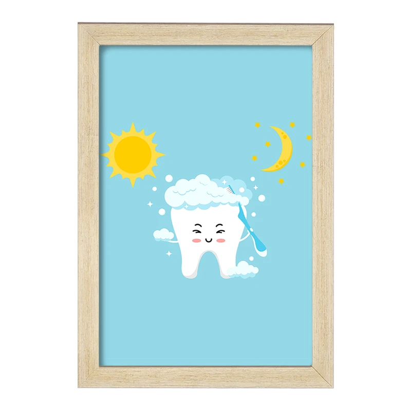 تابلو خندالو مدل دندان و دندان پزشکی کودکانه کد 36758