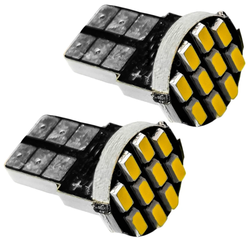 لامپ چراغ کوچک جلو و پلاک عقب و سقف خودرو تک حالته بست یدک مدل 10 تایی کد SMD پایه تک کنتاکت بسته 2 عددی