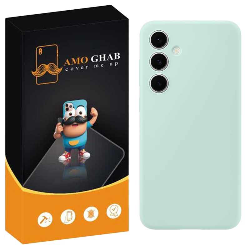 کاور عمو قاب مدل سیلیکونی پاک کنی مناسب برای گوشی موبایل سامسونگ Galaxy S24 FE