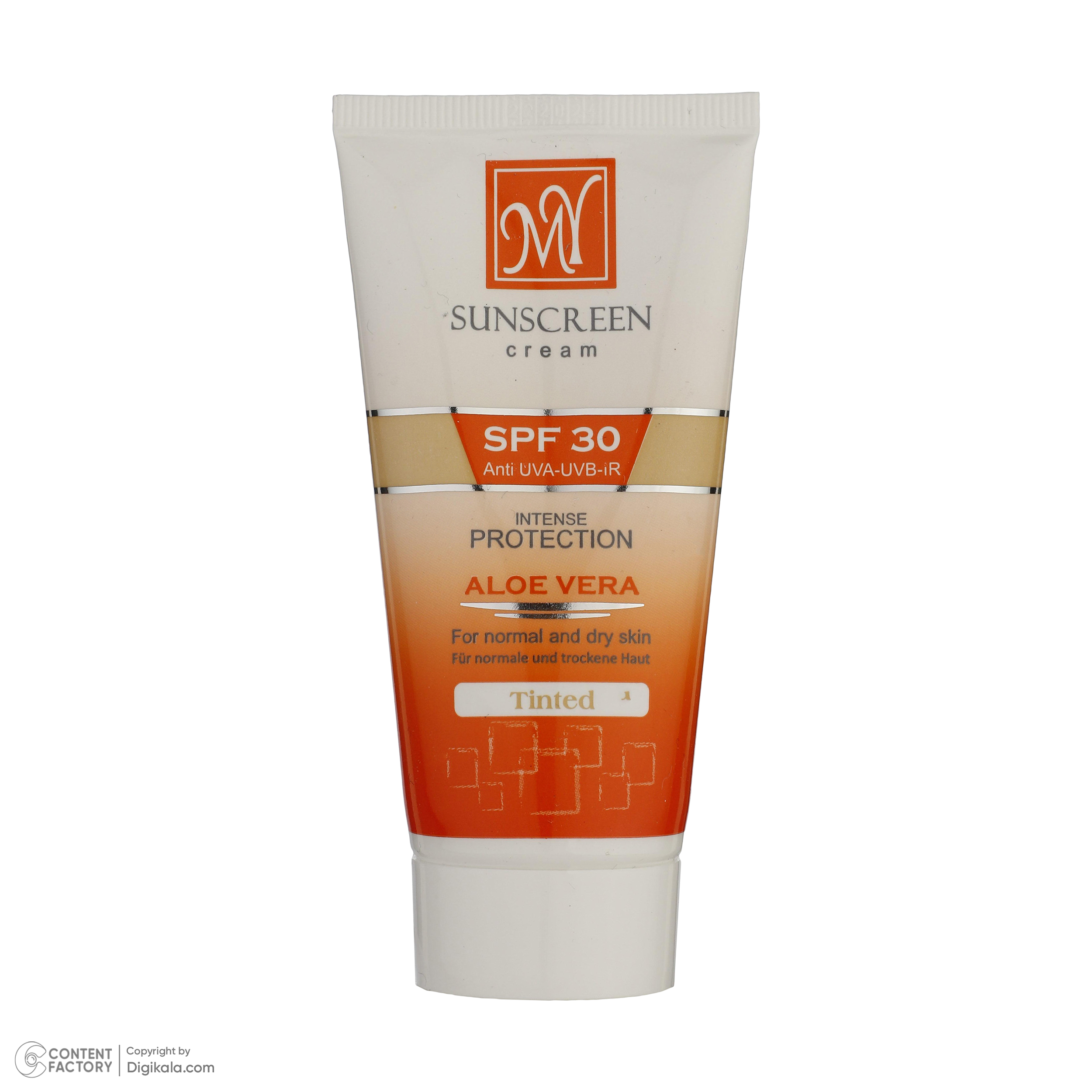 کرم ضد آفتاب رنگی مای مدل SPF30 محافظ UVA ،UVB، ضد چروک، ضد لک، ضد پیری، ضد آب، مناسب پوستهای خشک و معمولی حجم 50 میلیلیتر