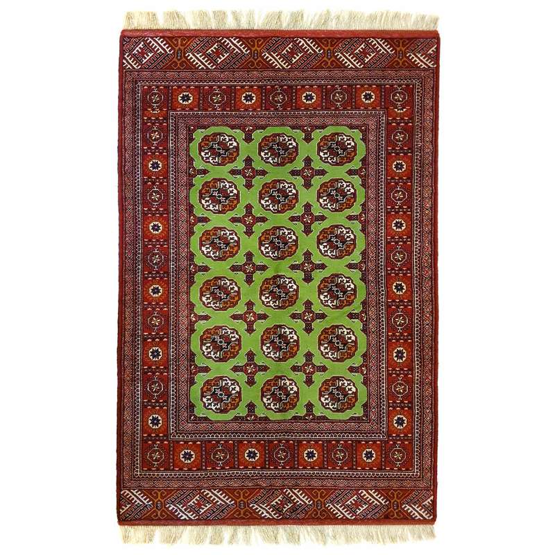فرش دستبافت سه متری مدل ترکمن کد 1030