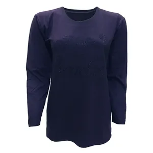 بلوز زنانه مدل قو کد tm-1611 رنگ سرمه ای