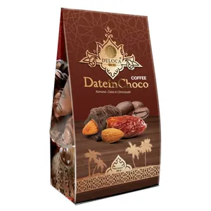 شکلات خرمایی مغزدار با طعم قهوه دلوکا - 250 گرم