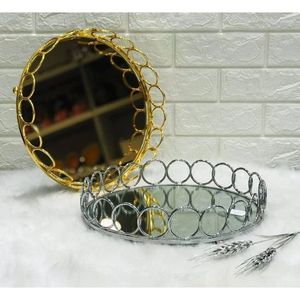 سینی مدل آینه ای المپیک گرد کد 5365