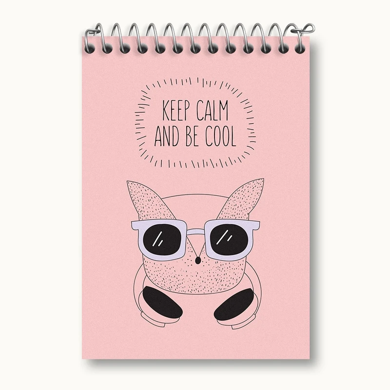 دفتر یادداشت 50 برگ خندالو مدل روباه کیوت کد N1556