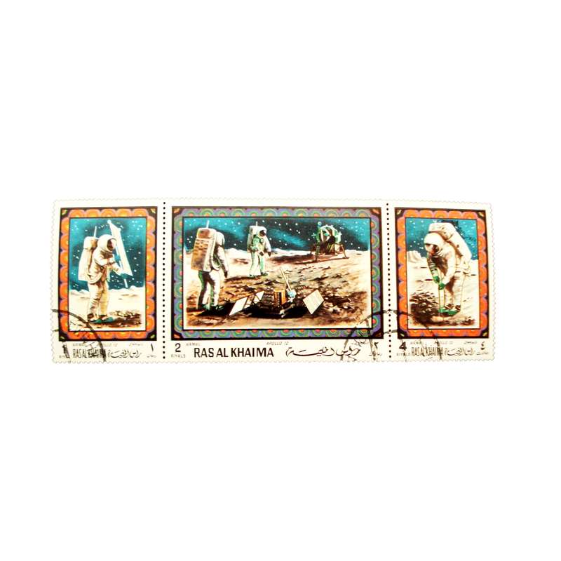 تمبر یادگاری مدل فضا کد DS2147 مجموعه 3 عددی