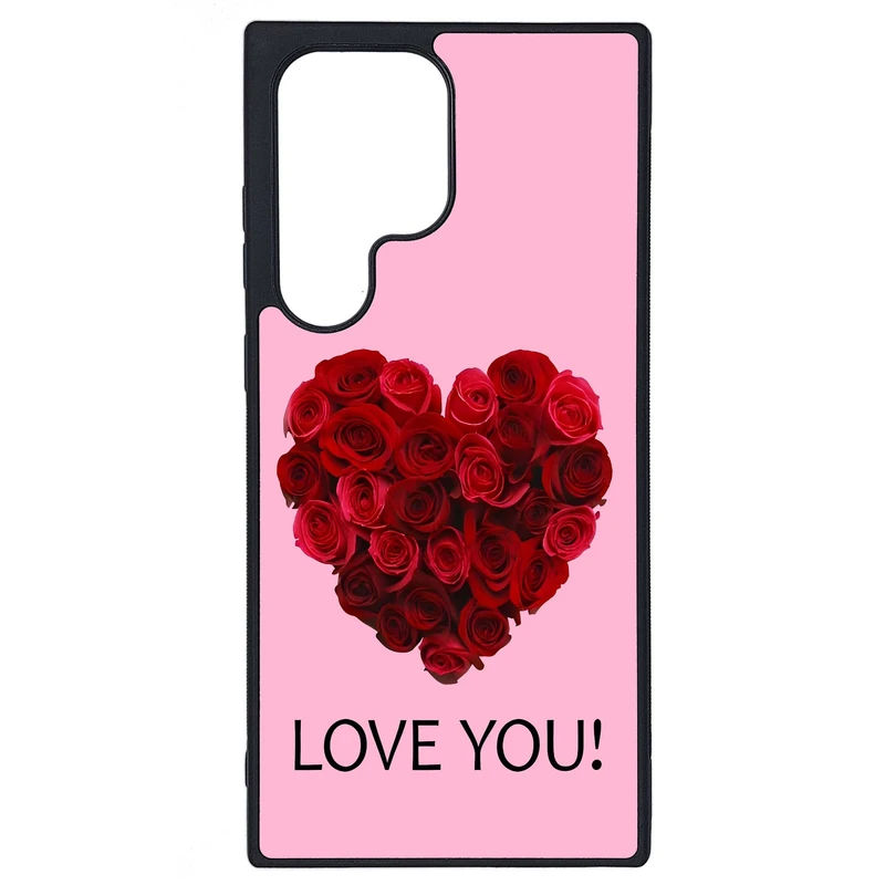 کاور طرح LOVE YOU کد G-031 مناسب برای گوشی موبایل سامسونگ Galaxy S23 Ultra