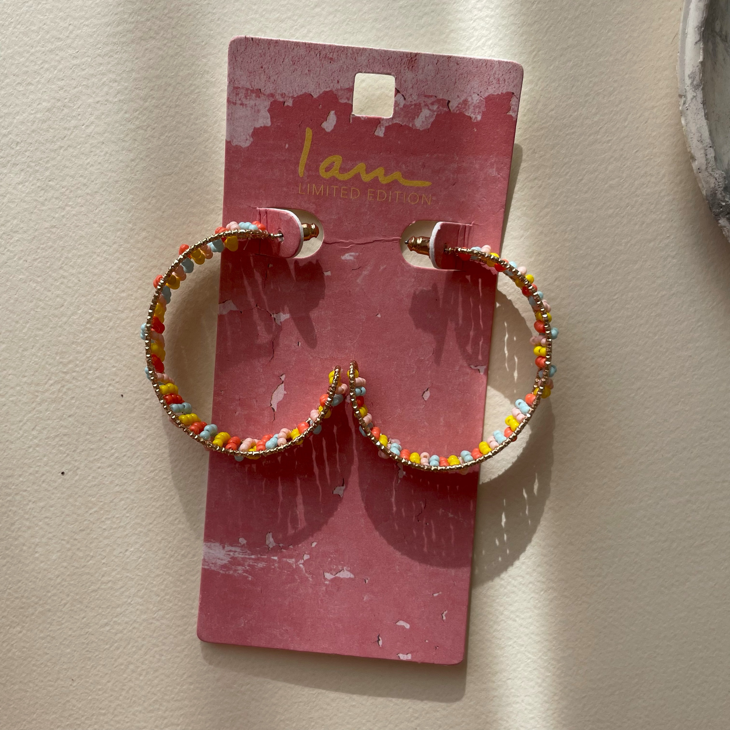 گوشواره دخترانه آی ام مدل AE1209-011 گوشواره دخترانه آی ام مدل AE1209-011