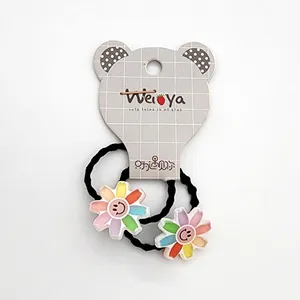 کش مو دخترانه مدل گل کد KSH692 بسته 2 عددی