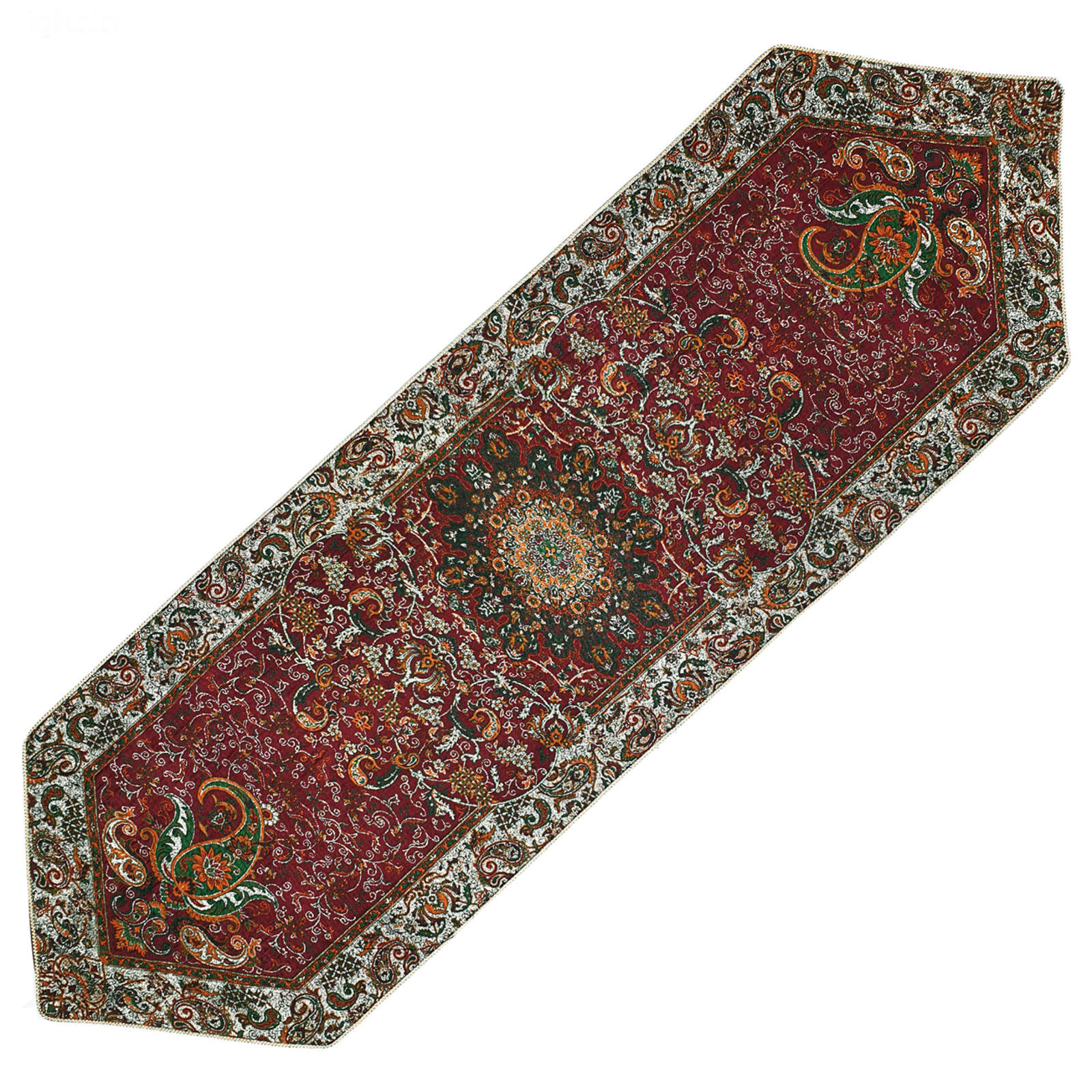 رانر رومیزی ترمه مدل قاجار کد ZR22