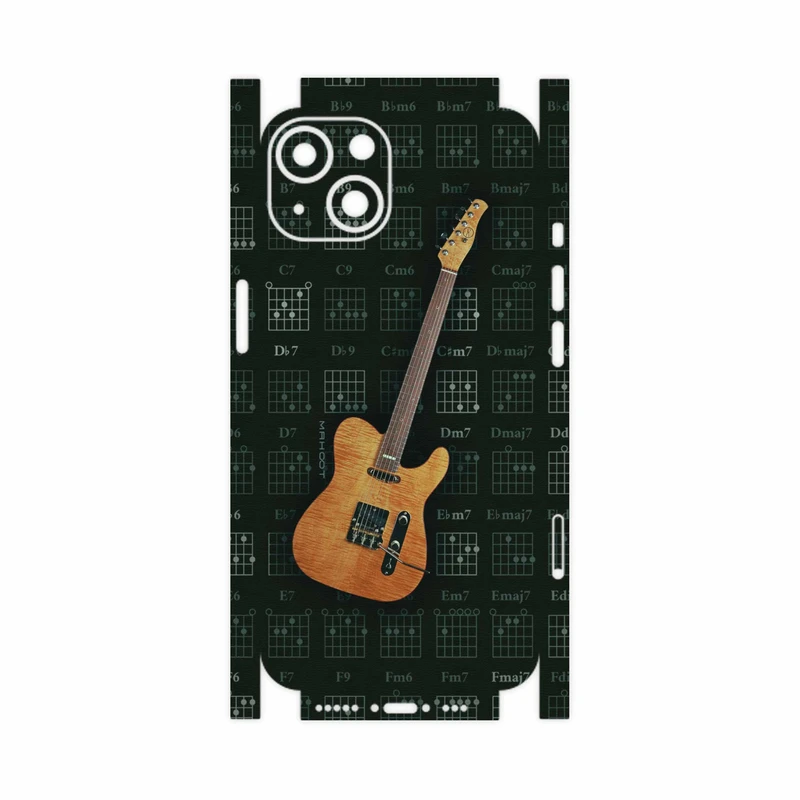 برچسب پوششی ماهوت مدل Guitar-Instrument-FullSkin مناسب برای گوشی موبایل اپل iPhone 13