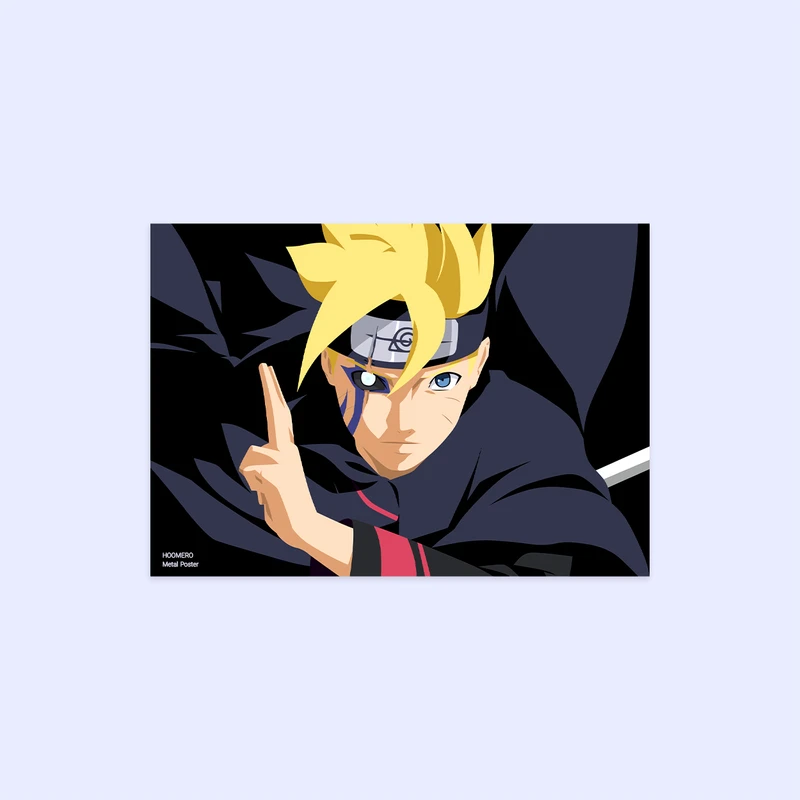 پوستر هومرو مدل فلزی طرح انیمه ناروتو کد PS1284