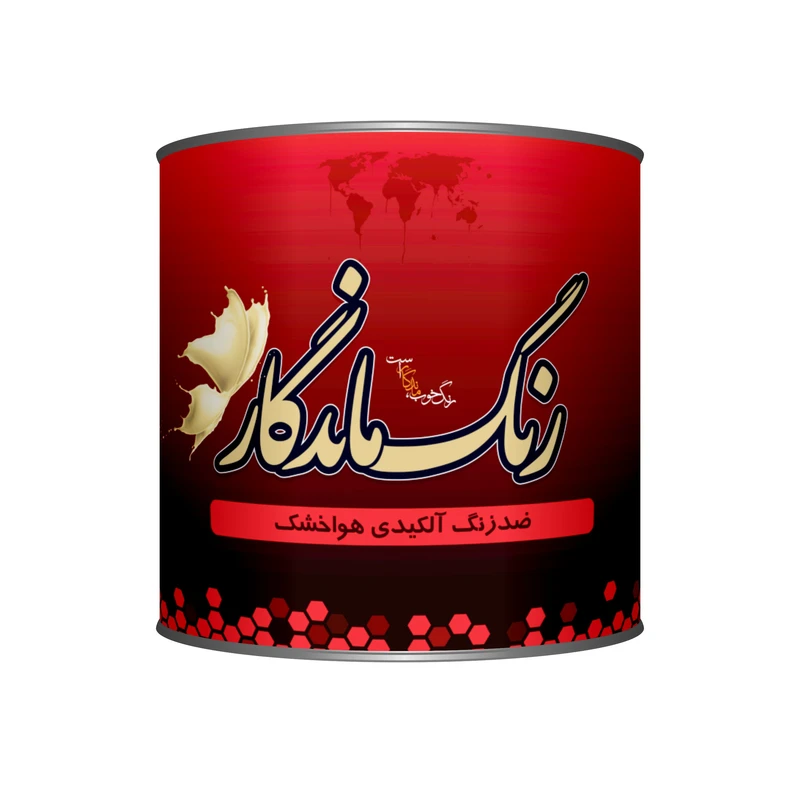 ضد زنگ قرمز ماندگار کد 431 حجم 1  لیتر