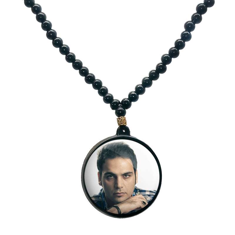 گردنبند پرمانه طرح احسان علیخانی کد pmd.20786 مدل دو طرفه