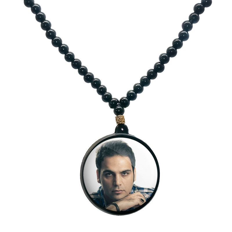 گردنبند پرمانه طرح احسان علیخانی کد pmd.20786 مدل دو طرفه