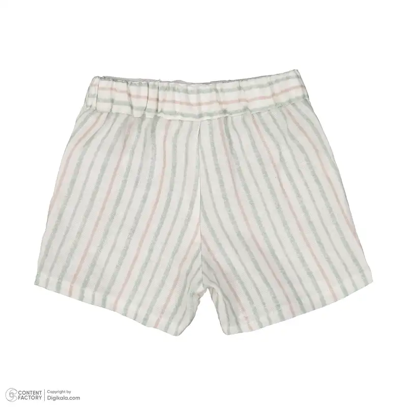 ست پیراهن و شلوارک نوزادی ایندیگو مدل 132441