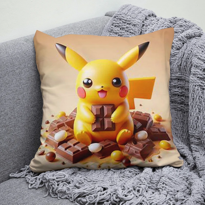 کوسن پاد آفرین مدل پیکاچو طرح پوکمون و شکلات B599