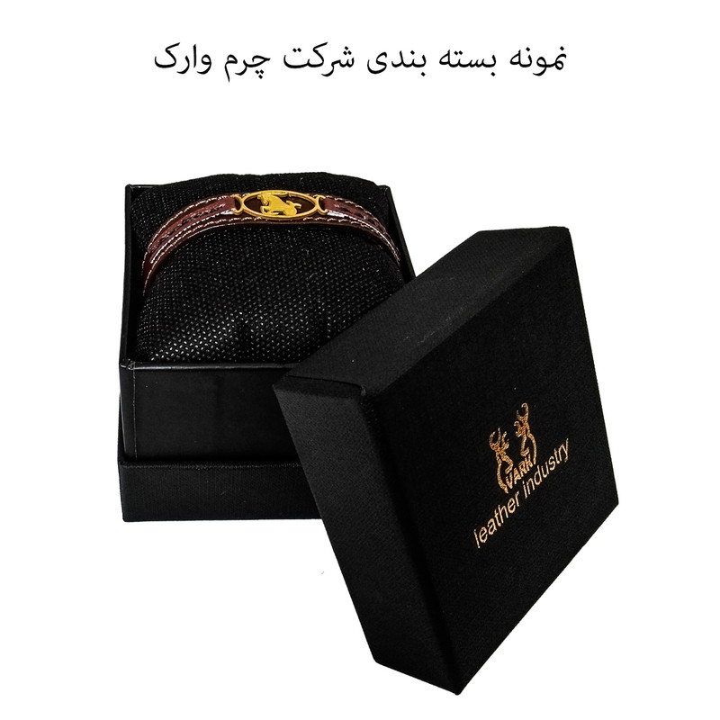 دستبند چرم وارک طرح نماد ماه دی مدل پرهام کد rb73 دستبند چرم وارک طرح نماد ماه دی مدل پرهام کد rb73
