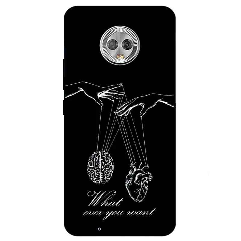 کاور مگافون طرح فکر و احساس مدل 1899 مناسب برای گوشی موبایل موتورولا Moto G6