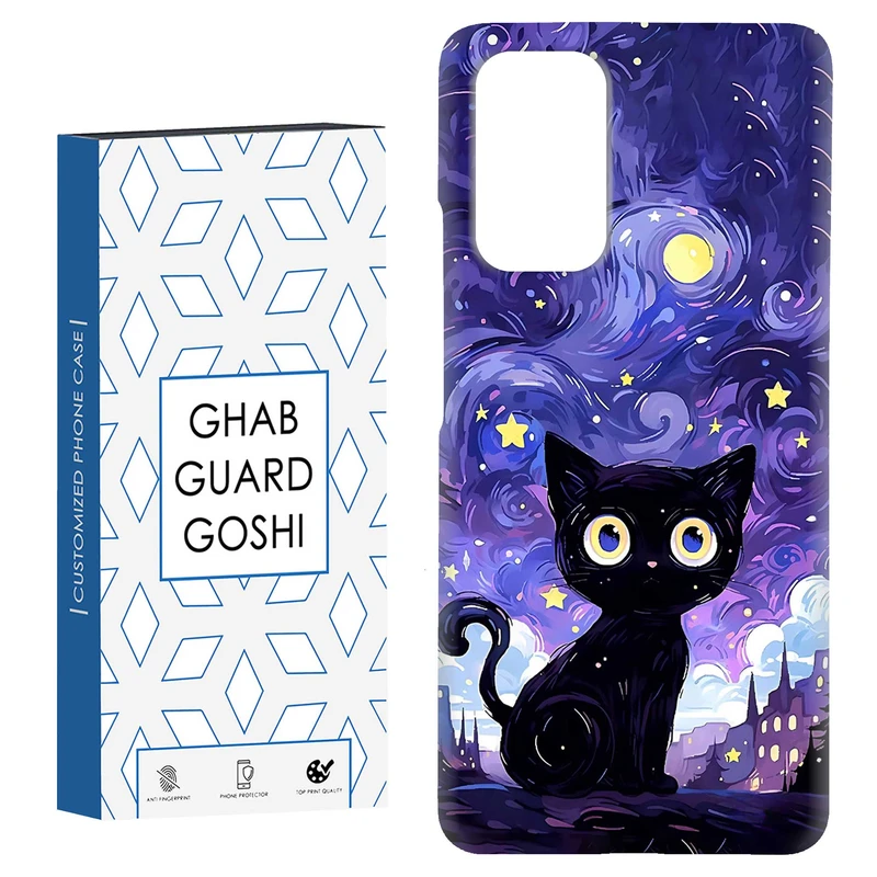 کاور قاب گارد گوشی طرح گربه ونگوگ کد Dimo-658 مناسب برای گوشی موبایل شیائومی Redmi Note 9 4G / Redmi 9T