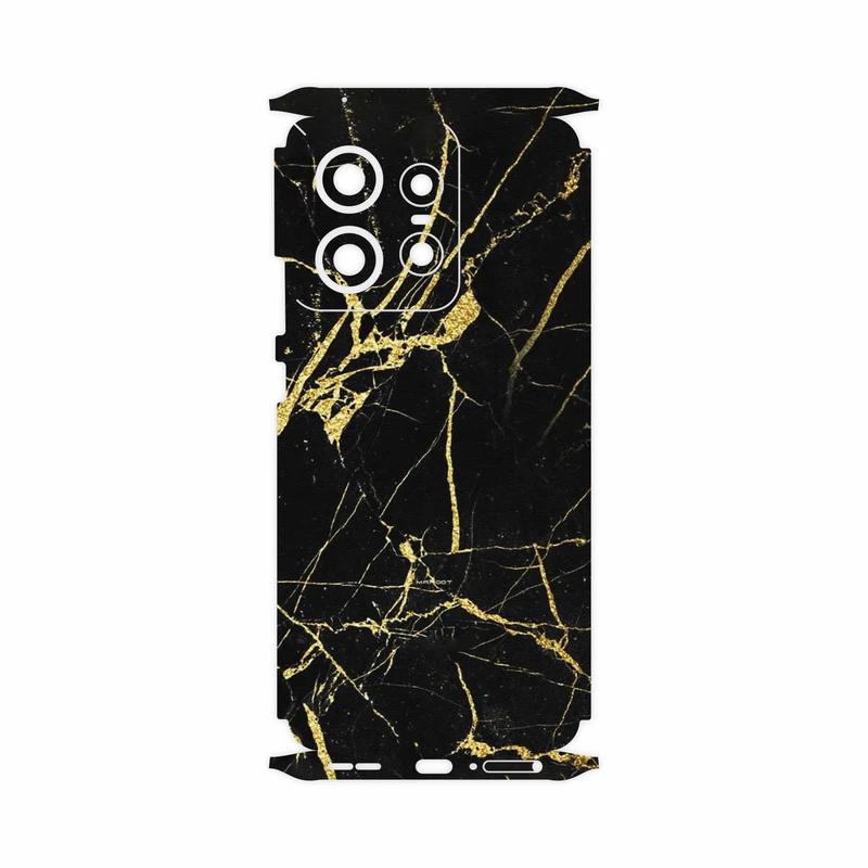 برچسب پوششی ماهوت مدل Graphite_Gold_Marble-FullSkin مناسب برای گوشی موبایل موتورولا Edge 50 Pro