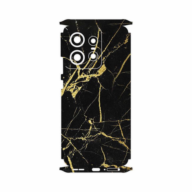 برچسب پوششی ماهوت مدل Graphite_Gold_Marble-FullSkin مناسب برای گوشی موبایل موتورولا Edge 50 Pro