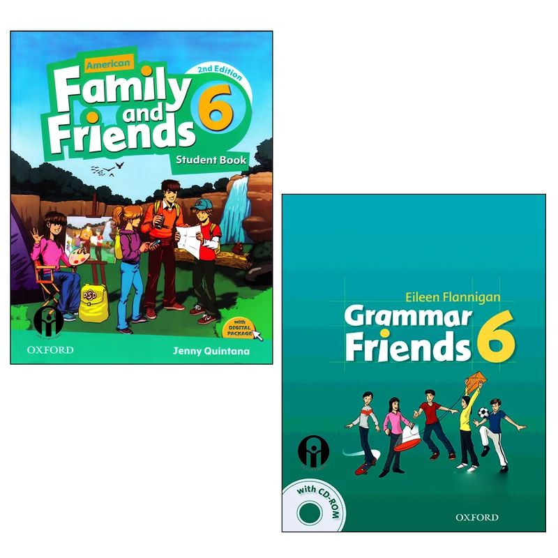 کتاب Family and Friends 6 اثر Jenny Quintana And Eileen Flannigan انتشارات الوندپویان دو جلدی